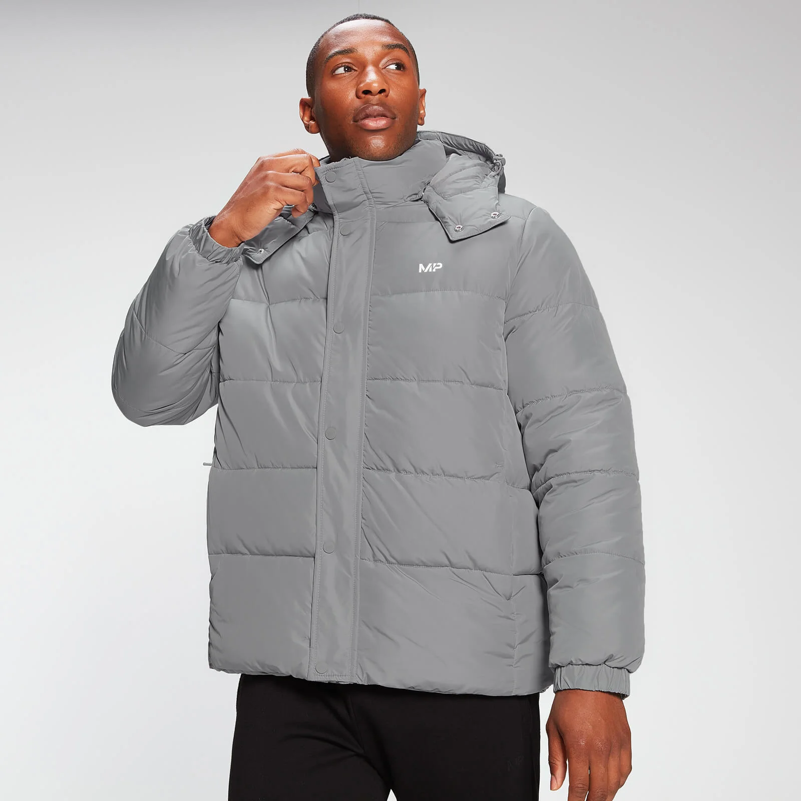 MP Men's Essential Puffer Jacket - Storm - XXS Fotografija 1