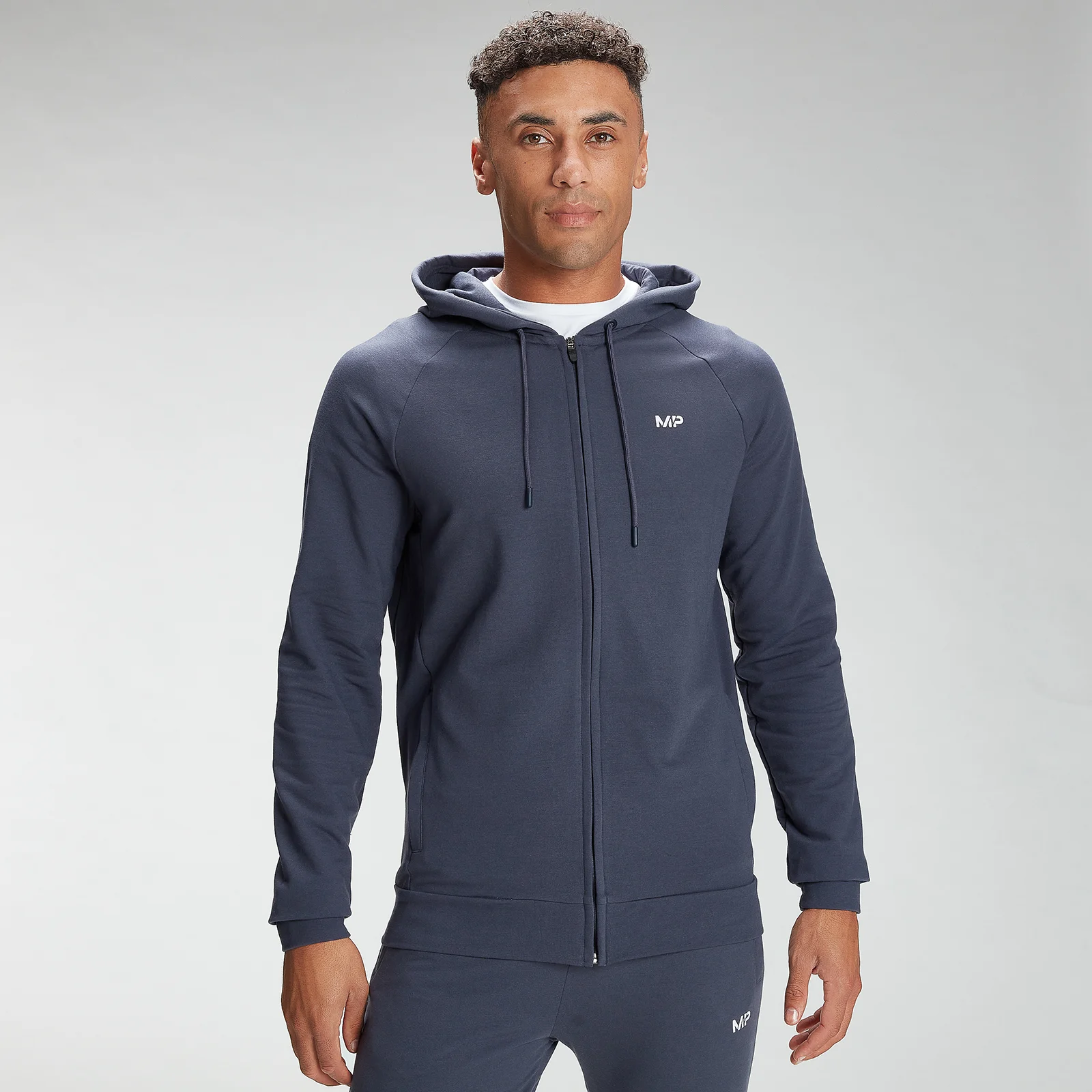 MP Men's Form Zip Up Hoodie - Graphite - XXS Fotografija 1