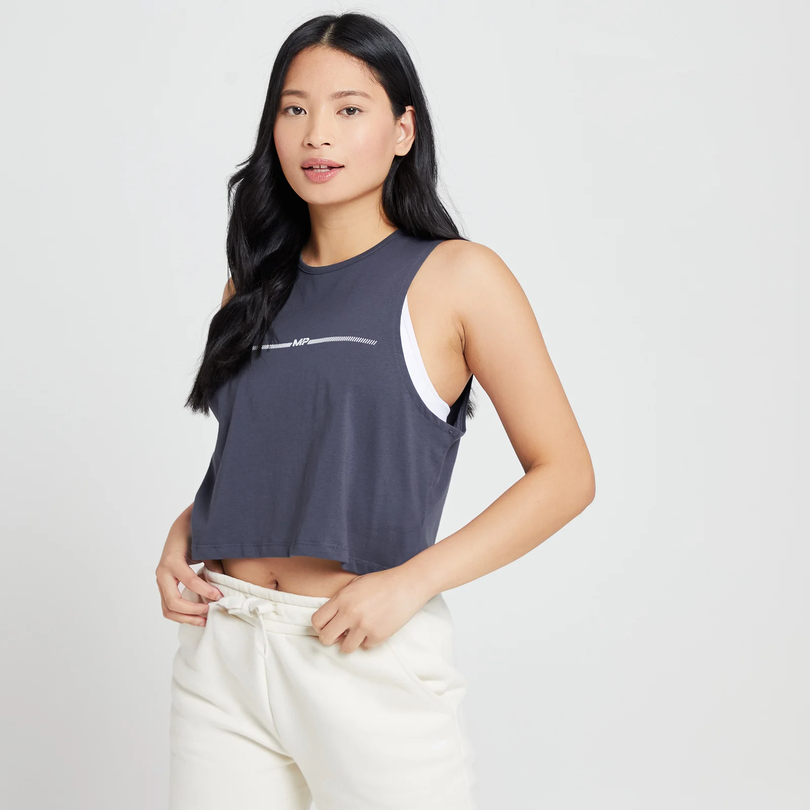 MP ženska majica bez rukava Mini Mark Graphic – grafit - XXS Fotografija 1