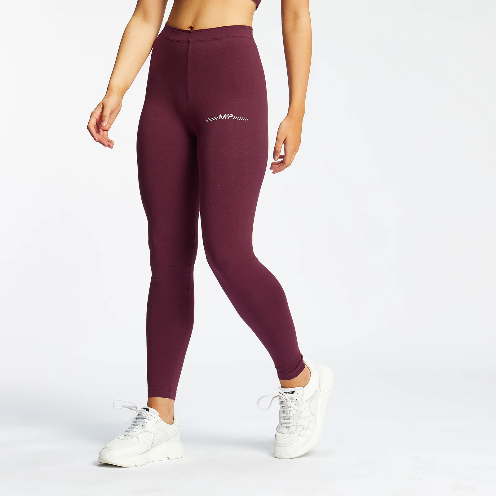 MP ženske tajice Mini Mark Graphic – merlot - XXS Fotografija 1