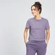 MP ženska majica Essentials Crop - Smokey ljubičasta