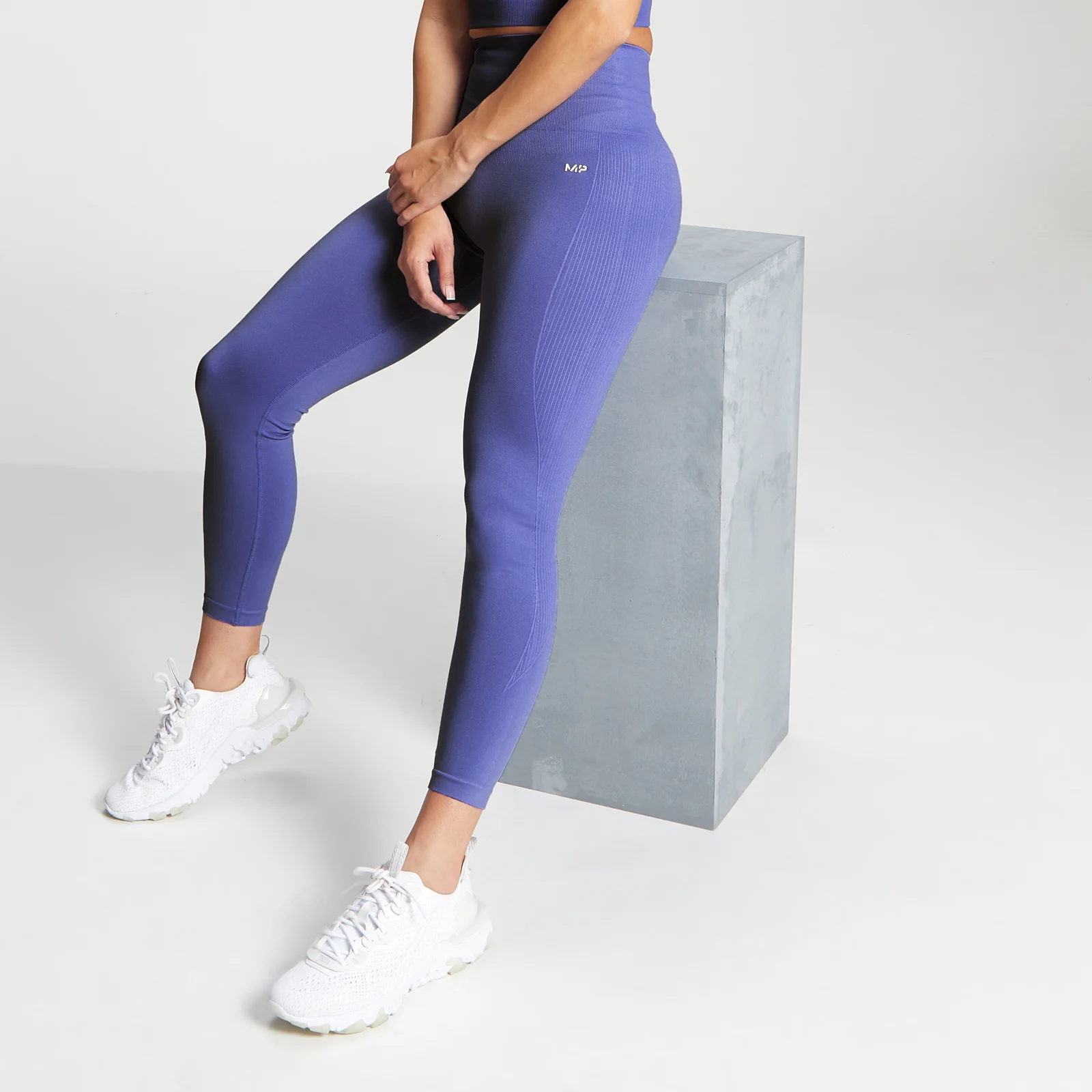 MP Women's Shape Seamless 7/8 Leggings - Bluebell - XXS Fotografija 1