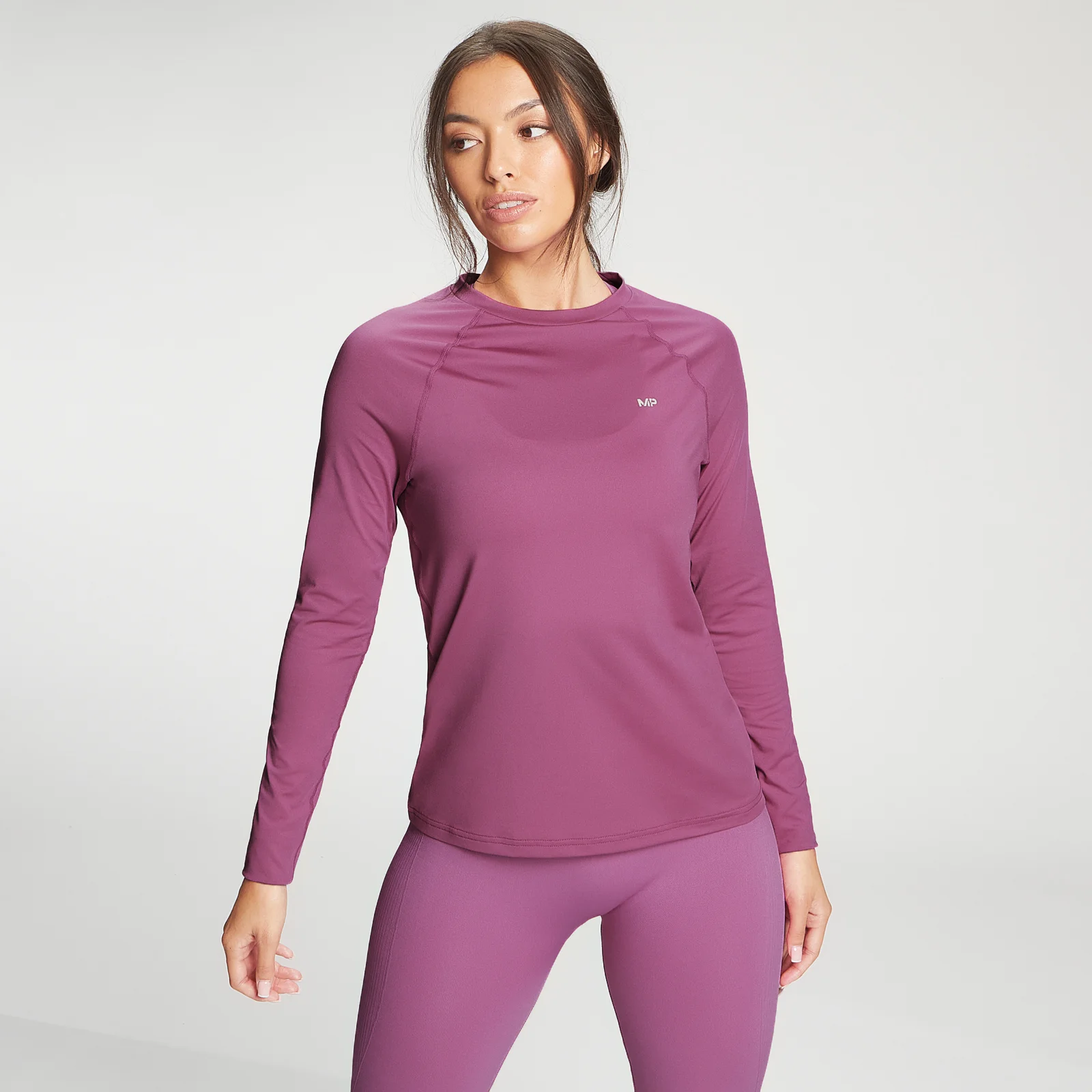 MP Women's Training Slim Fit Long Sleeve Top - Orchid - XXS Fotografija 1