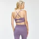MP ženski sportski grudnjak Composure Twist Back - Smokey Purple
