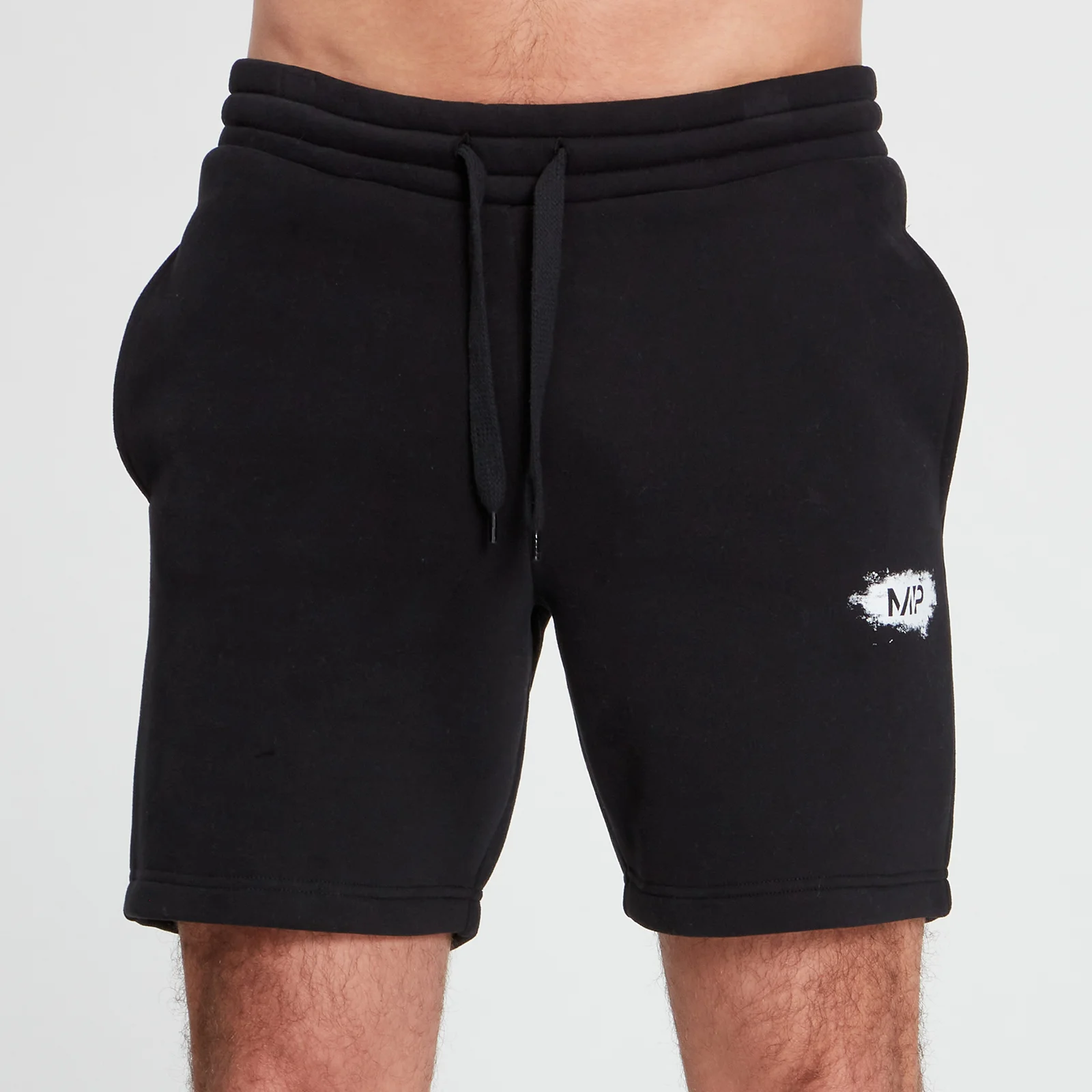 MP Men's Chalk Graphic Shorts - Black - XXS Fotografija 1