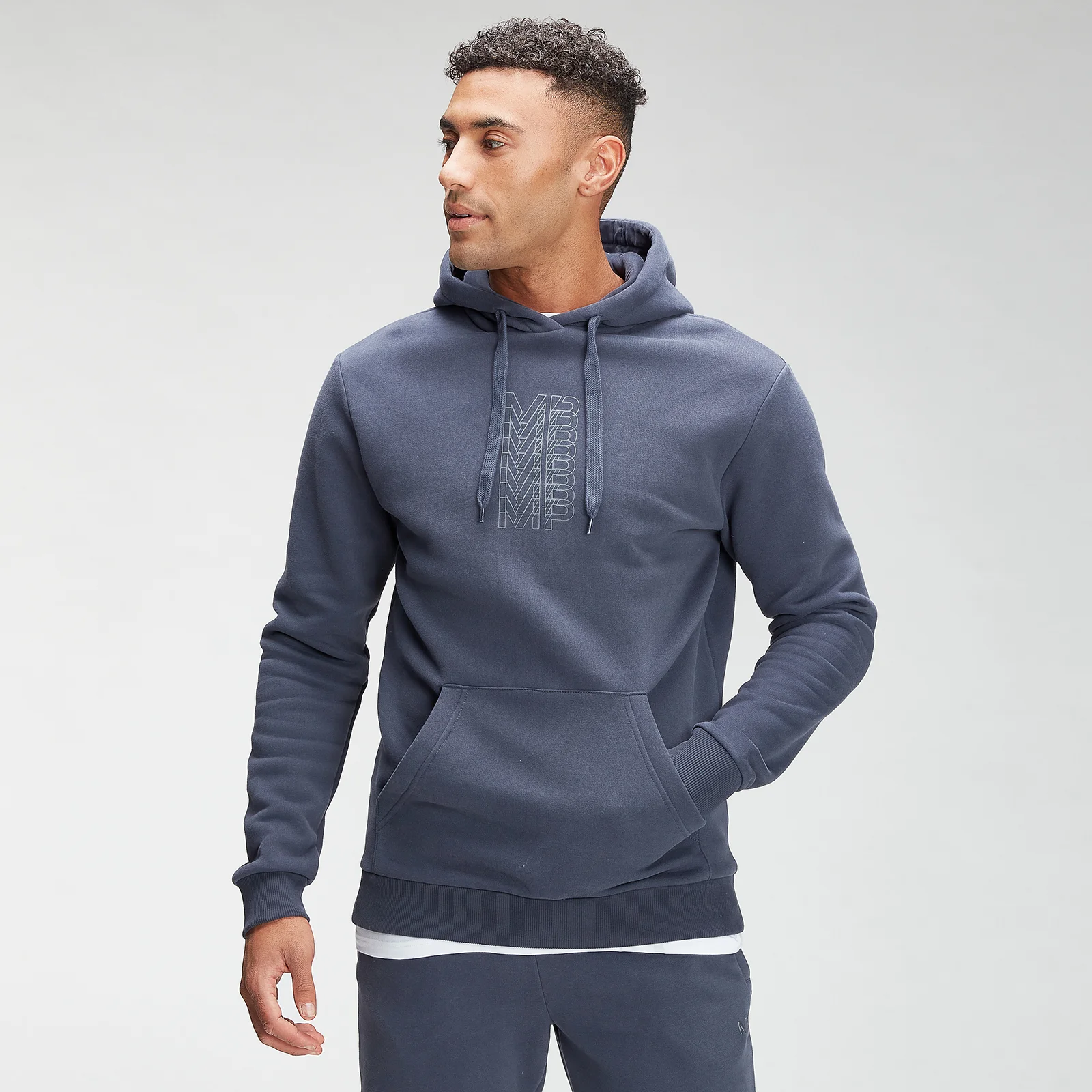 MP Men's Repeat MP Graphic Hoodie - Graphite - XXS Fotografija 1