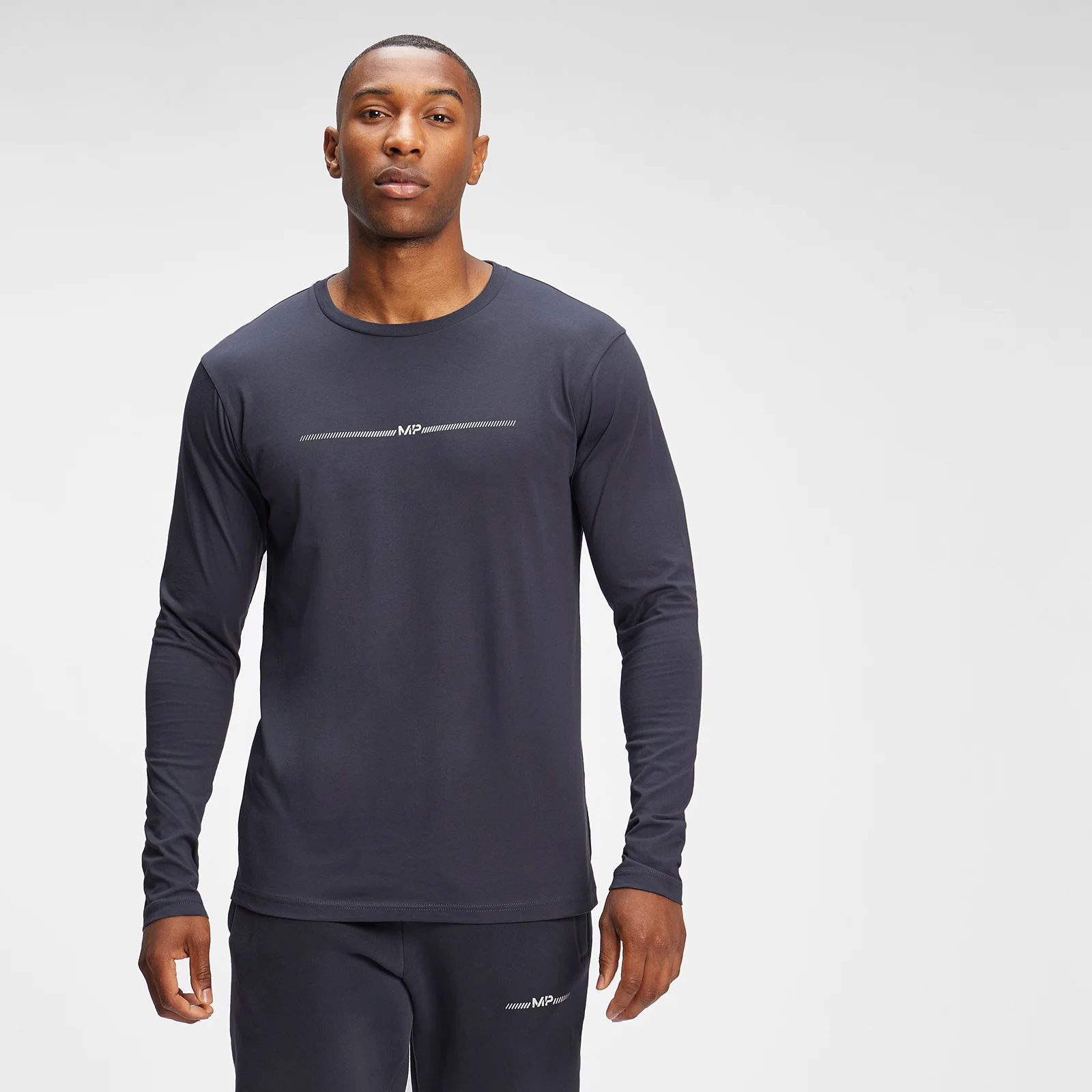 MP muška majica dugih rukava Mini Mark Graphic - grafit - XXS Fotografija 1