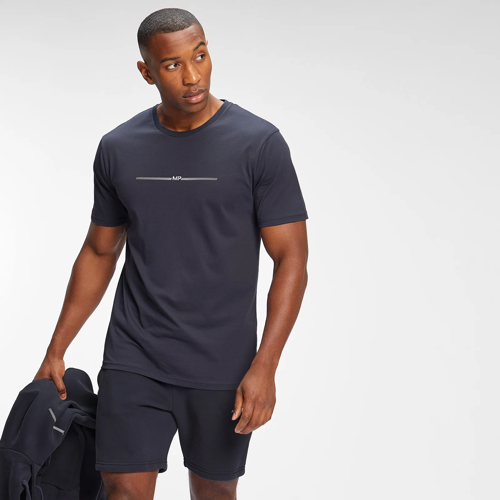MP Men's Mini Mark Graphic Short Sleeve T-Shirt - Graphite - XXS Fotografija 1