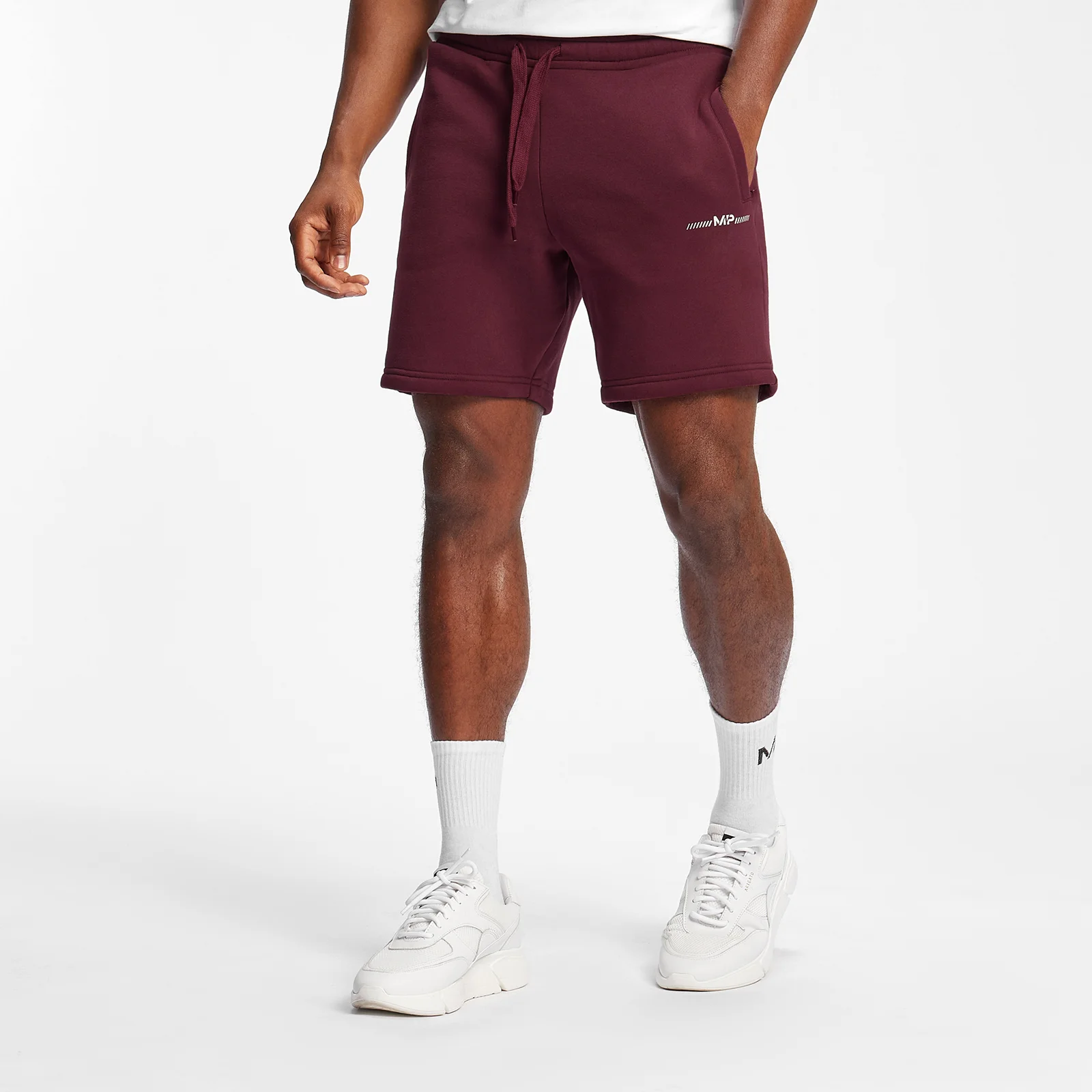 MP Men's Mini Mark Graphic Shorts - Merlot - XXS Fotografija 1