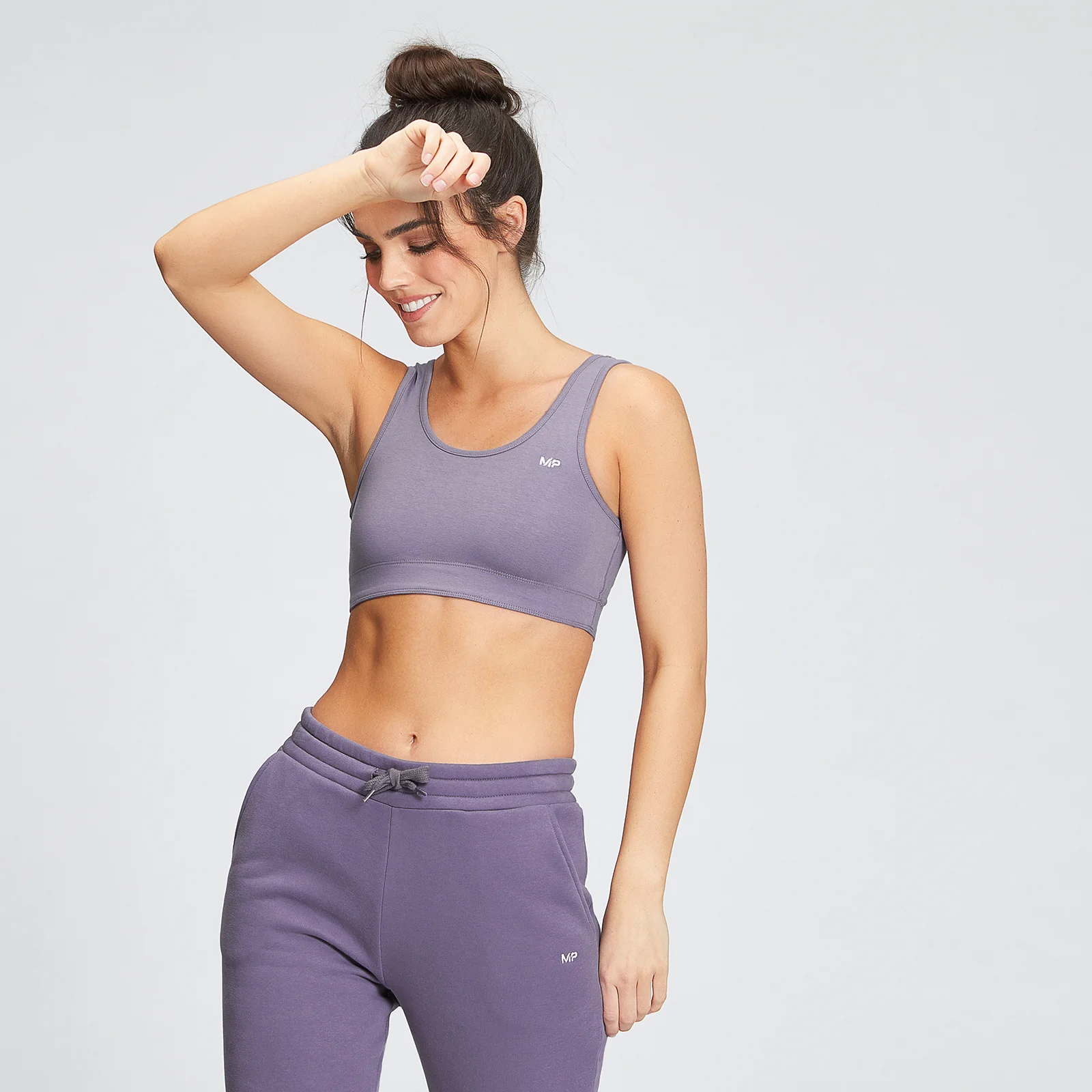MP ženski Essentials sportski grudnjak sa širokim remenom - Smokey Purple - XXS Fotografija 1
