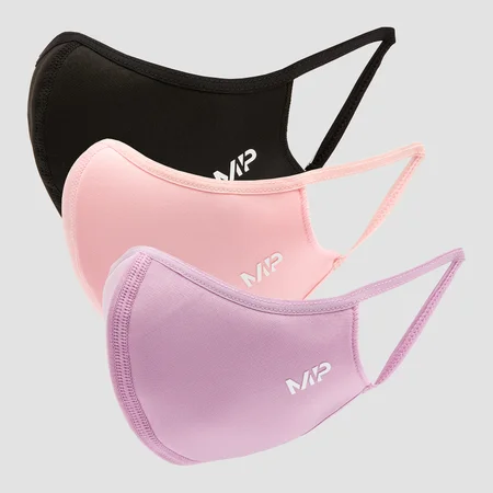 MP Curve maska (3 pakiranja) - Black/Geranium Pink/Lilac