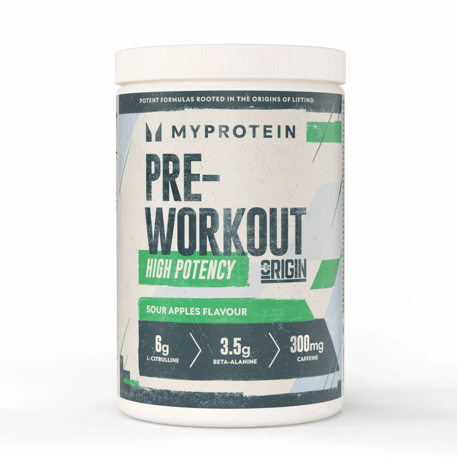 Origin Pre-Workout - 600G - 30Porcija - Sour Apples Fotografija 1