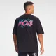MP Muška oversized majica Retro Move – crna