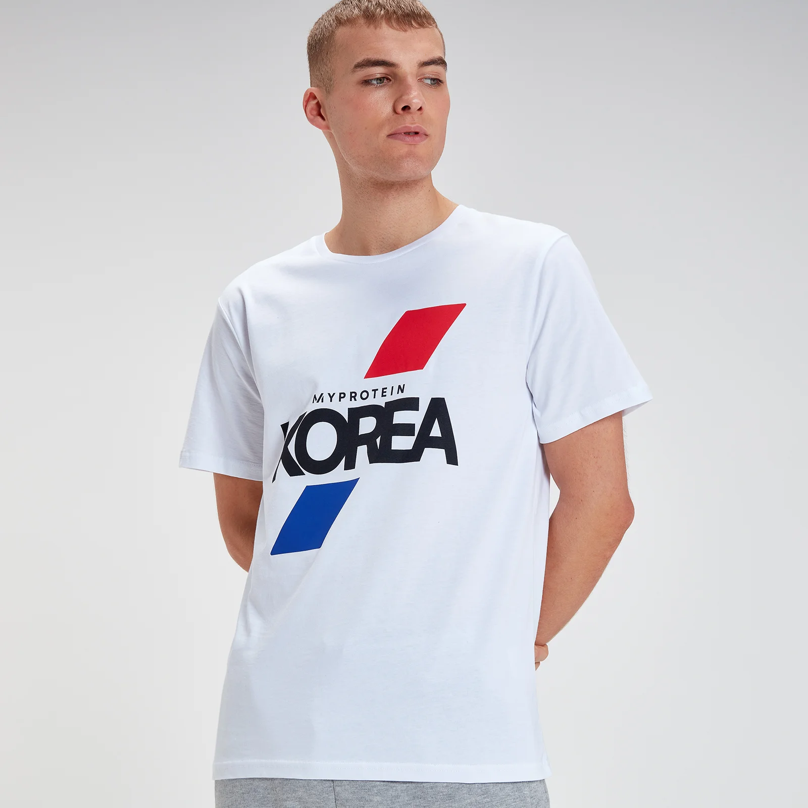 MP x Korea Essentials Majica s kratkim rukavima – Bijela - XS Fotografija 1