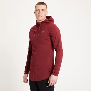 MP muška majica s kapuljačom i patentnim zatvaračem Form –grimizna - Size S