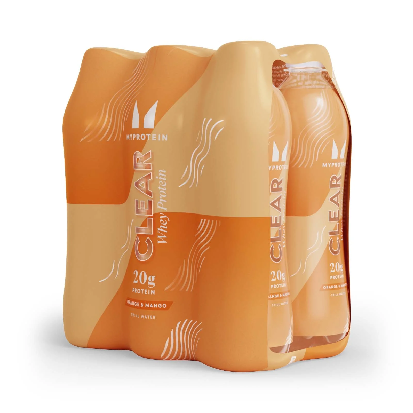 Clear Protein Water - RTD (6 kom u pakiranju) - 6 Pack - Orange & Mango Fotografija 1