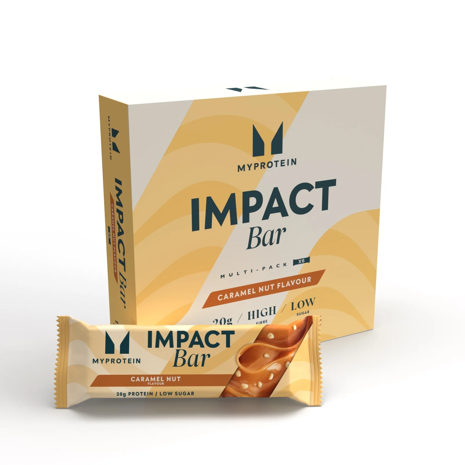Pločica Impact Protein - 6 x 64g - Karamel orah Fotografija 1