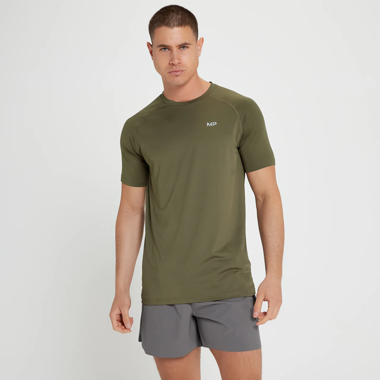 MP muška majica kratkih rukava Velocity – Army Green - XXS Fotografija 1