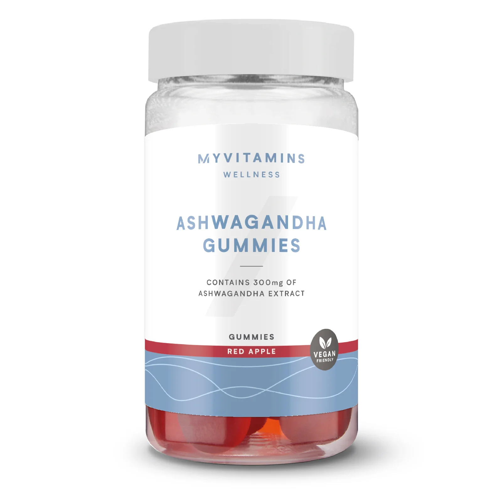 Gumeni bomboni od ashwagandhe (60 gumenih bombona) - 60gummies - Red Apple (Extra Strength) Fotografija 1