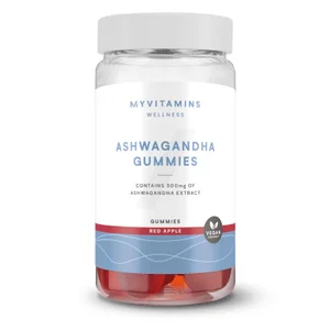 Gumeni bomboni od ashwagandhe (60 gumenih bombona) - Flavour Red Apple (Extra Strength)