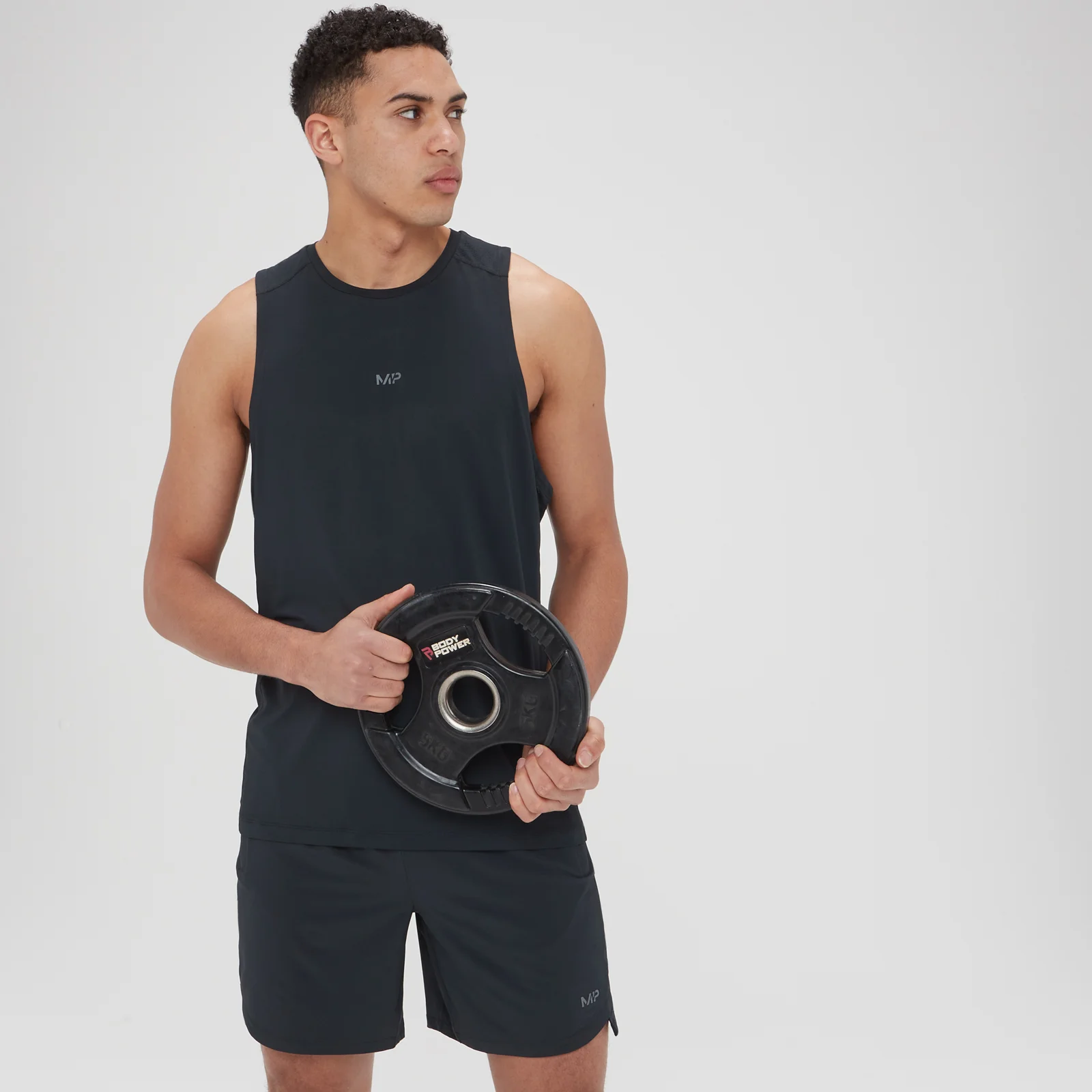 MP muška majica bez rukava Tempo Ultra – crna - XXS Fotografija 1