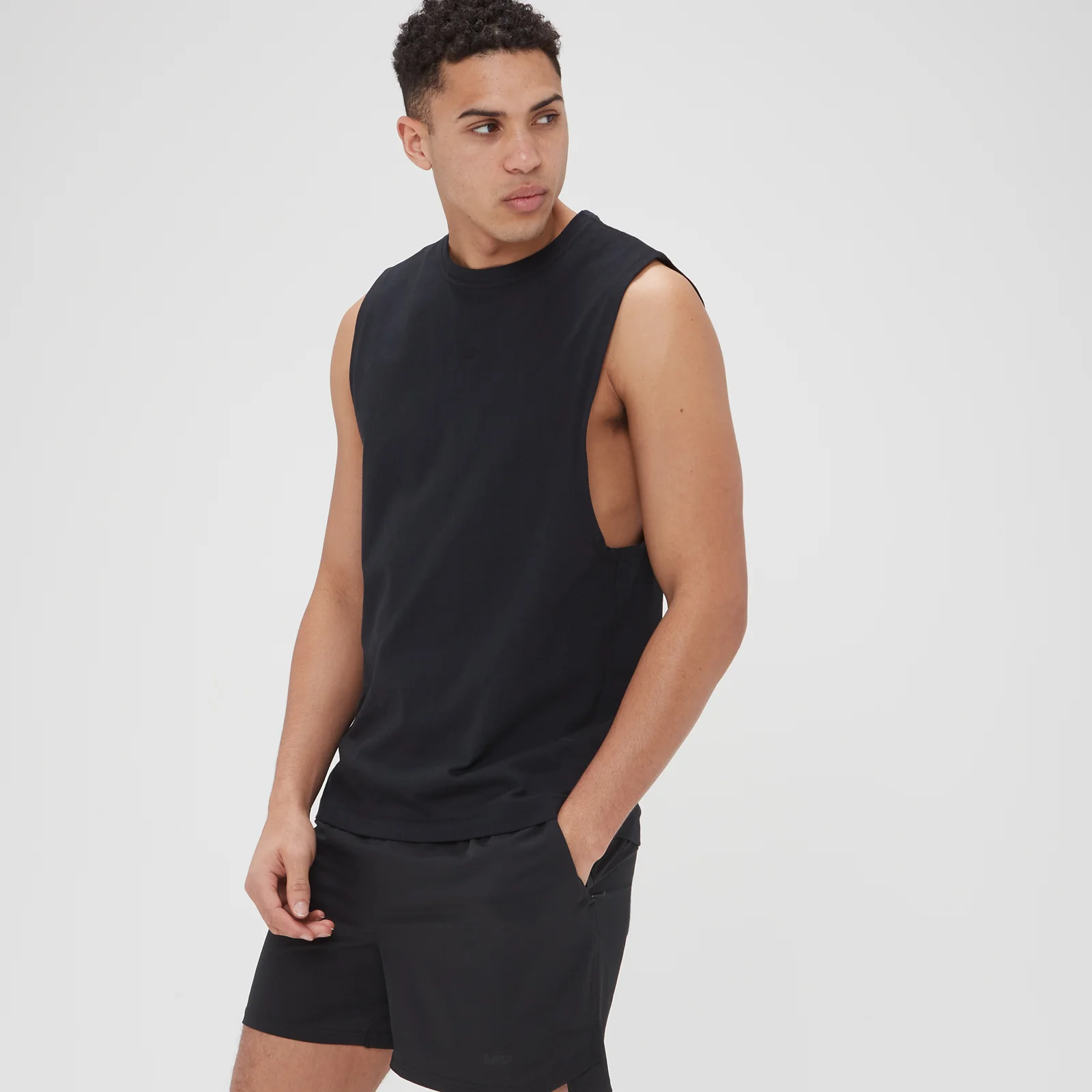 MP muška majica bez rukava Adapt – crna - XXS Fotografija 1