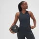 MP ženska rebrasta majica bez rukava Adapt – crna