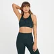 MP ženski bešavni sportski grudnjak Tempo Wave – crni