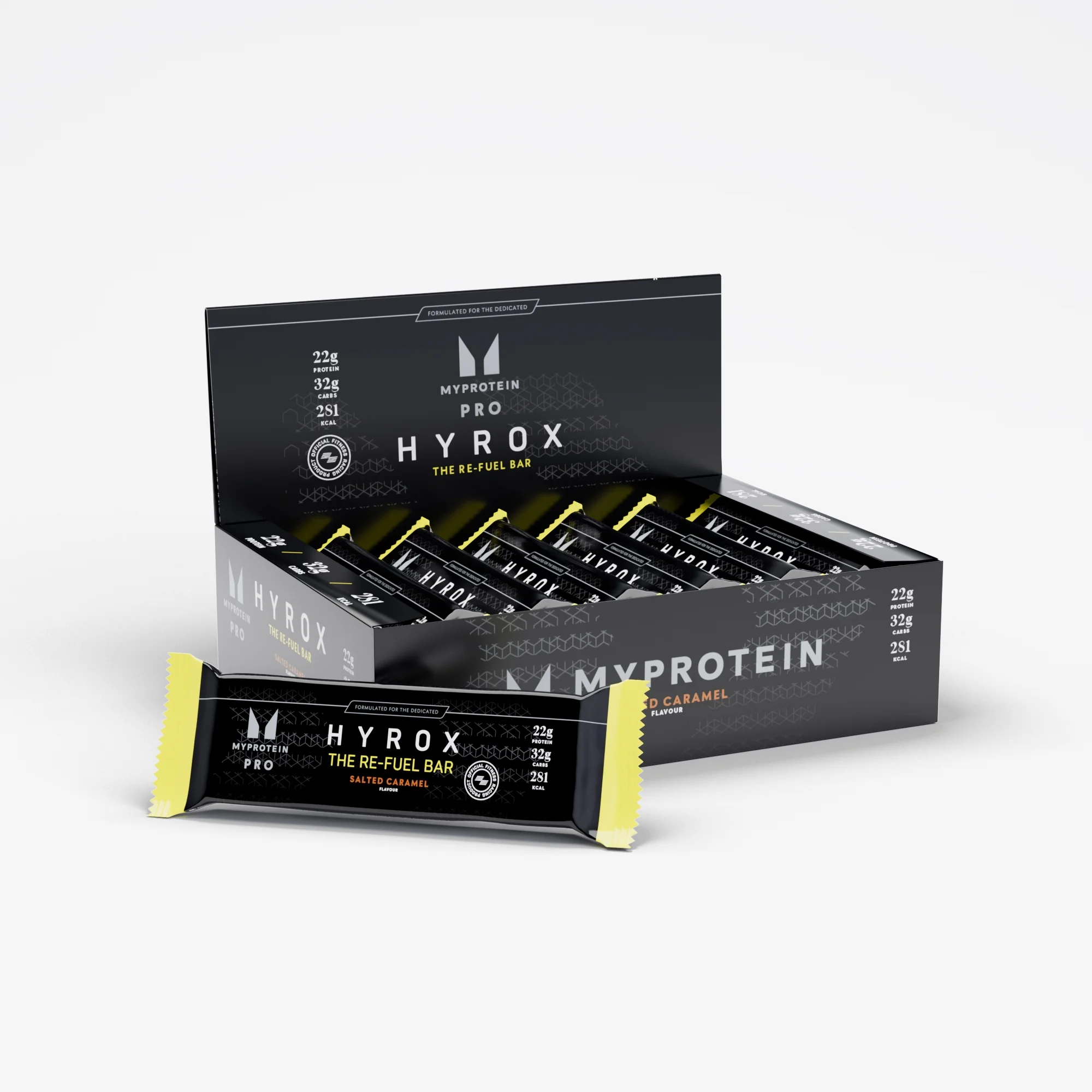 Pločica THE Re-Fuel – izdanje HYROX - 12 x 80g - Slana Karamela Fotografija 1
