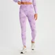MP ženske bešavne tajice Shape – Purple Tie Dye