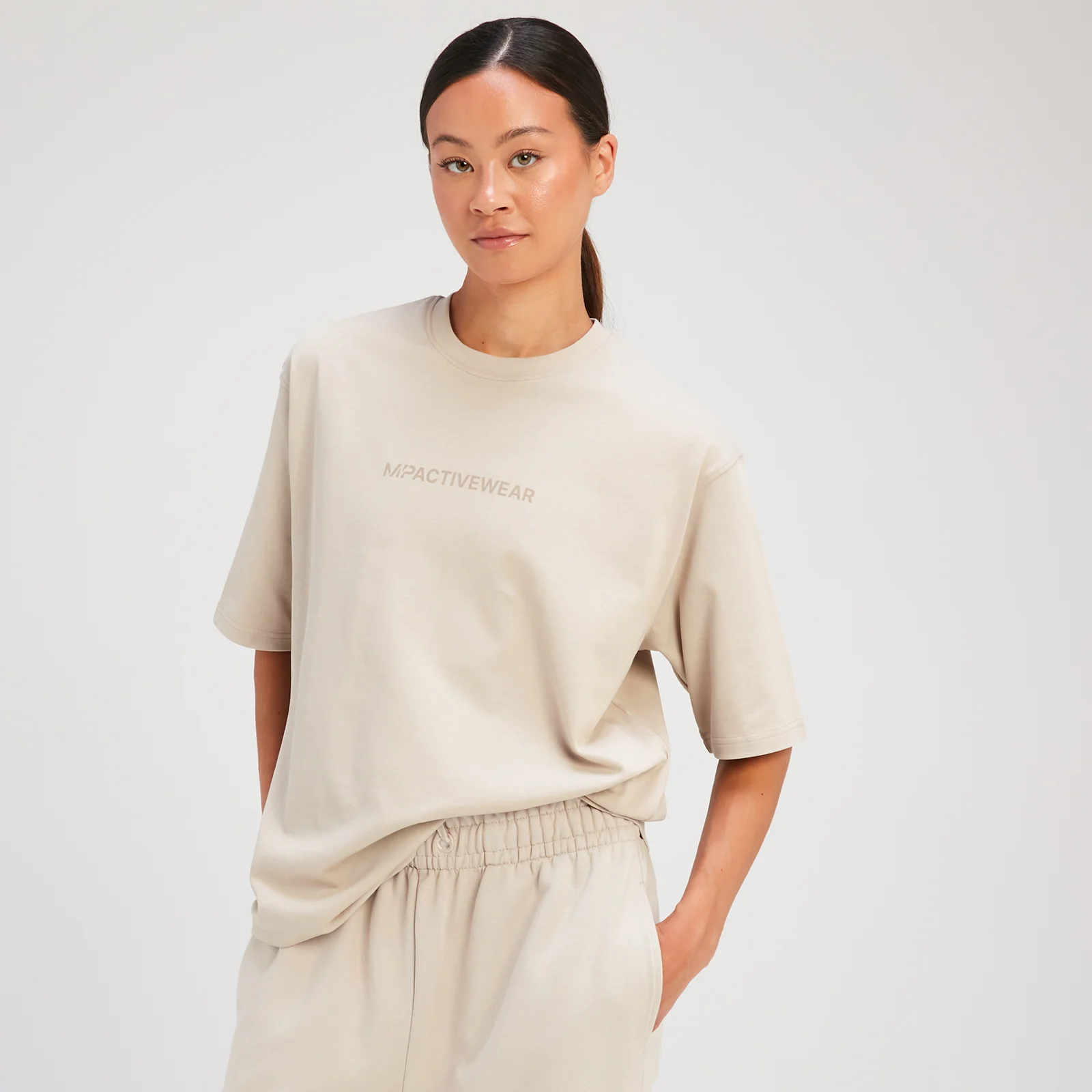 MP ženska predimenzionirana majica Rest Day – Canvas Grey - XS Fotografija 1