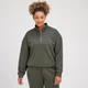 MP ženski gornji dio trenirke Rest Day 1/4 Zip – Taupe Green