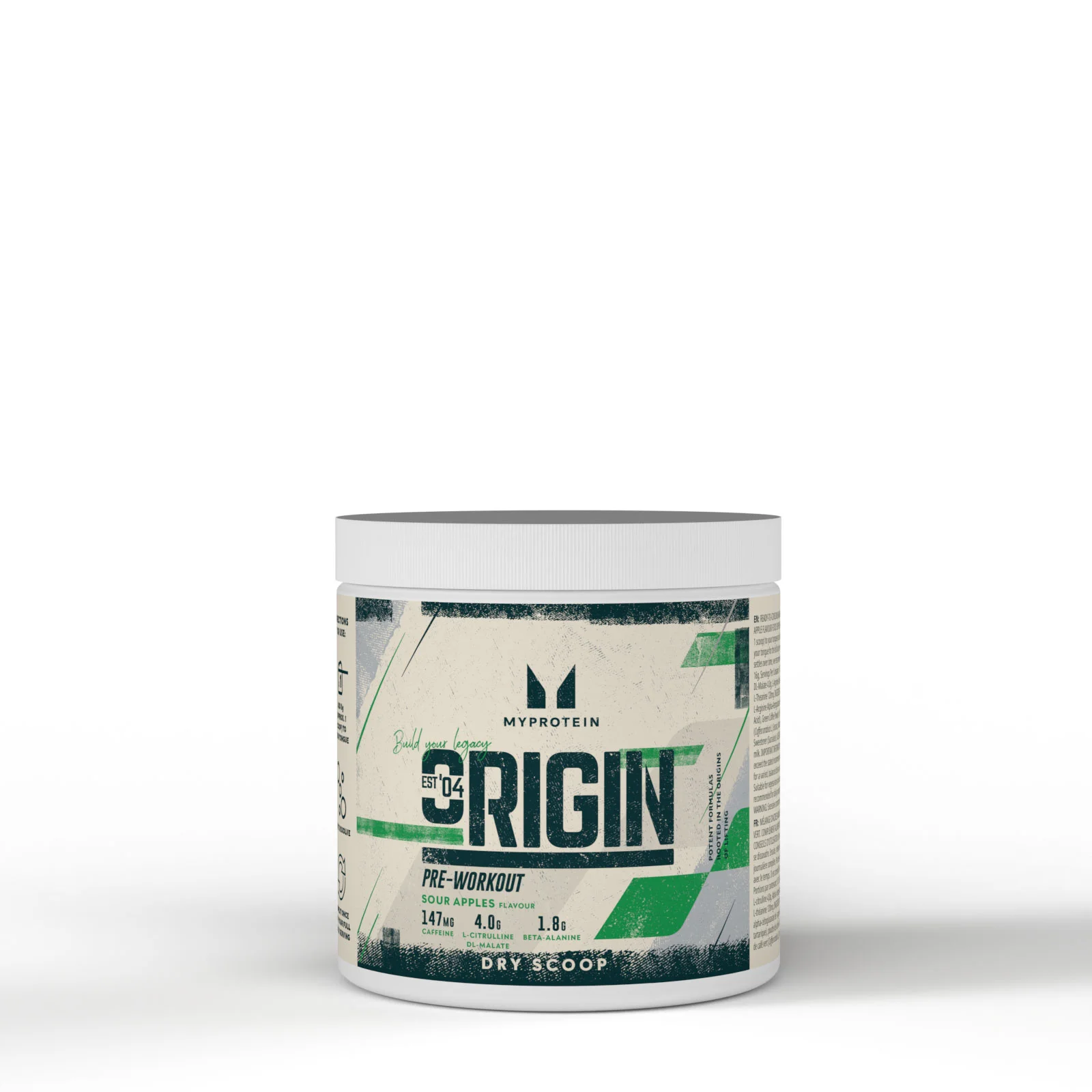 Origin Pre-Workout Dry Scoop - 18servings - Sour Apples Fotografija 1