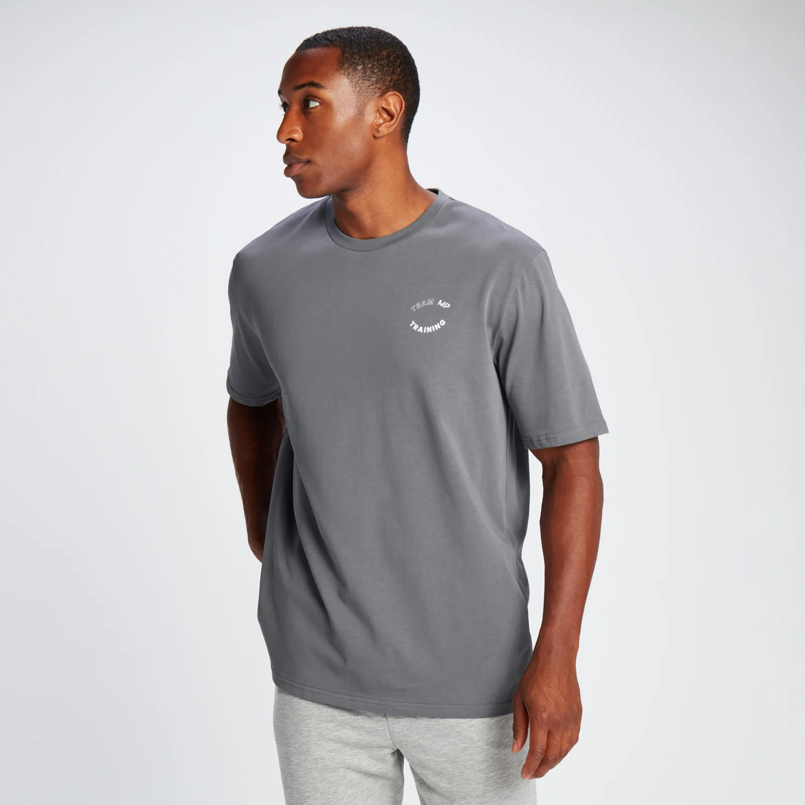MP muška predimenzionirana majica Team MP Graphic – Carbon - XS Fotografija 1