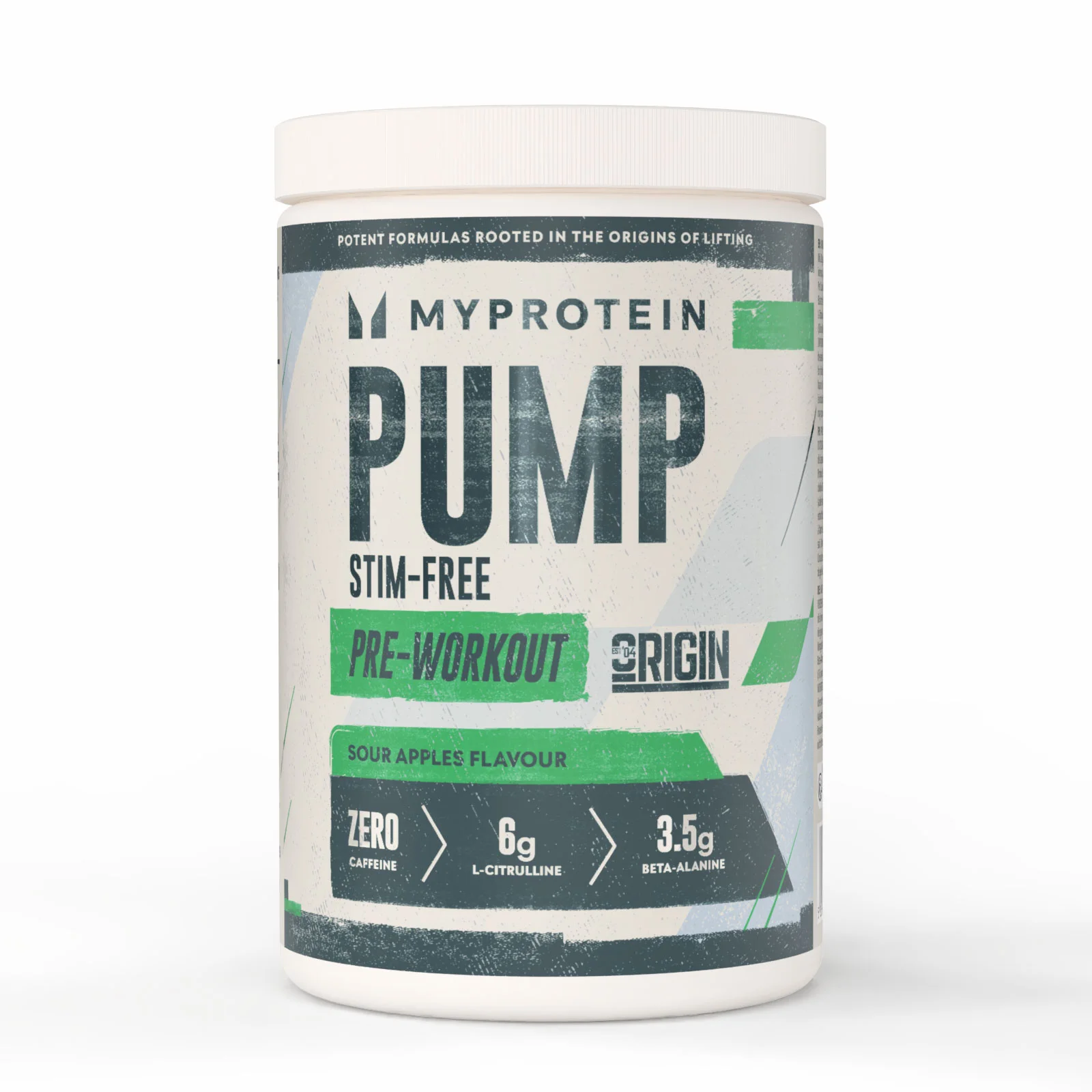 Origin Stim-Free Pre-Workout - 600G - 30Porcija - Sour Apples Fotografija 1