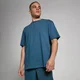 MP muška isprana predimenzionirana majica Tempo - Washed Navy