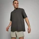 MP muška isprana predimenzionirana majica Tempo - Washed Black