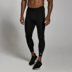 MP Men's Training Base Layer 3/4 Leggings - Black - Size M
