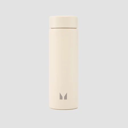 Myprotein velika reciklirana metalna boca za vodu – Natural Cream