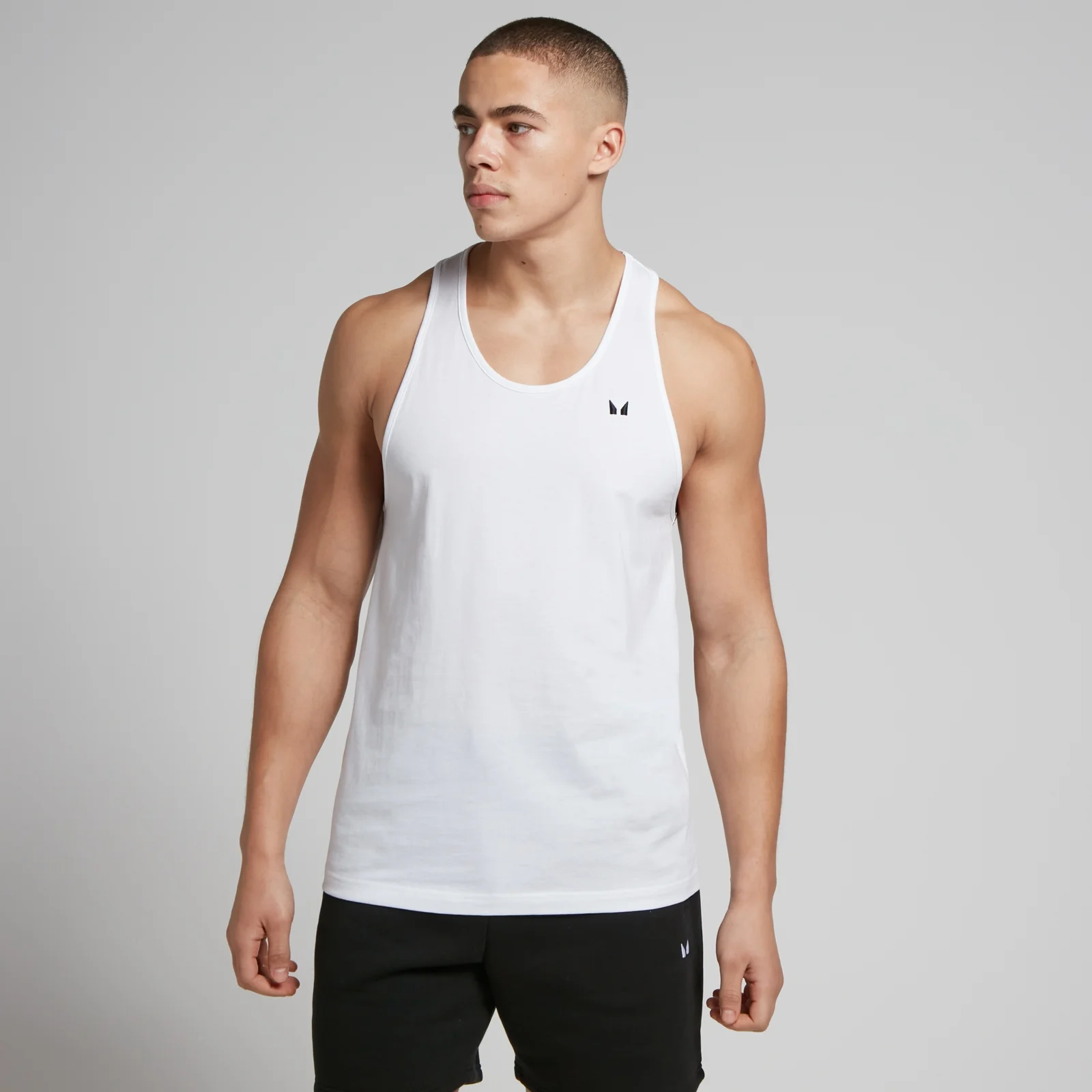MP Men's Cotton Vest - White - L Fotografija 1