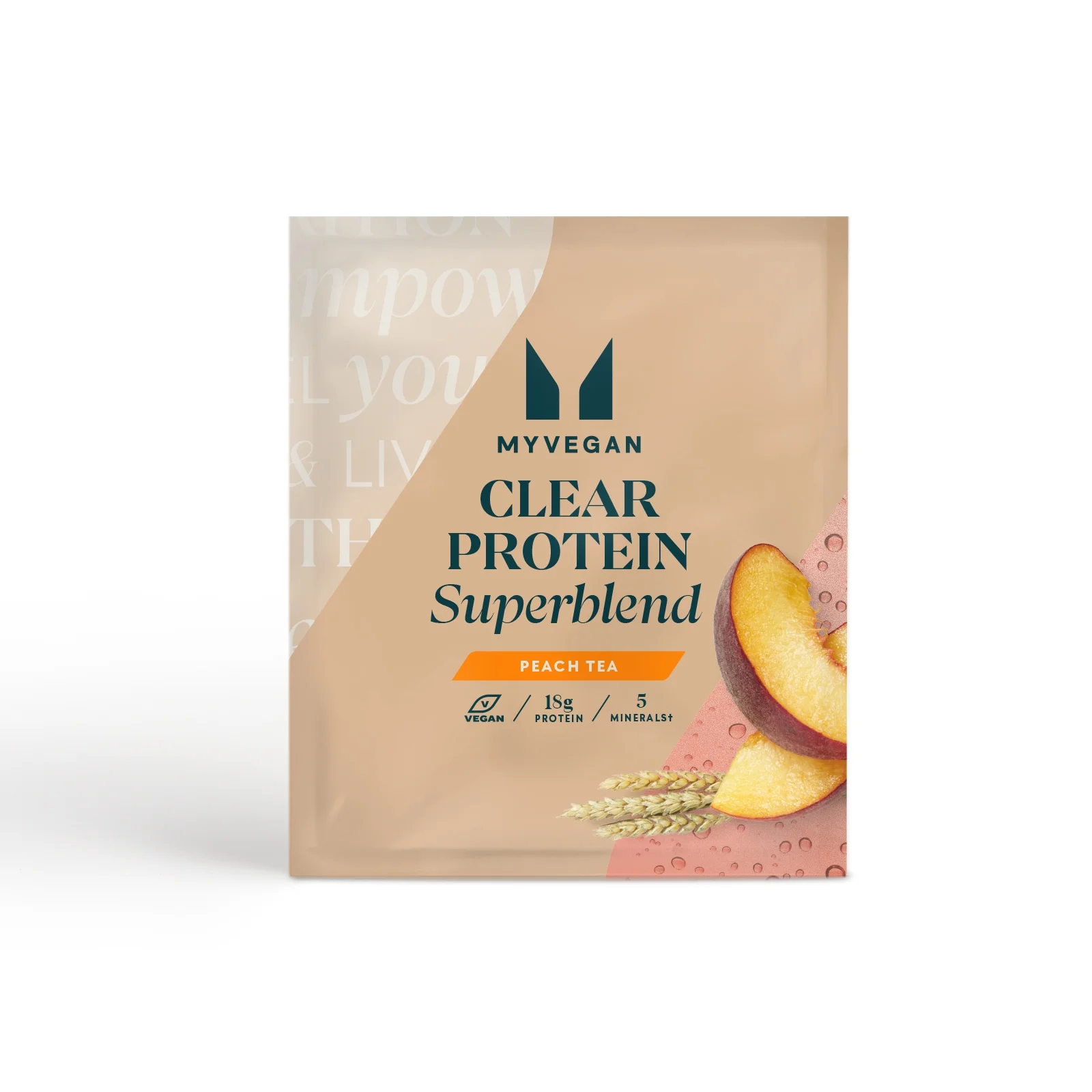 Myvegan Clear Protein Superblend (Sample) - 1servings - Peach Tea Fotografija 1