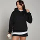 MP ženska majica s kapuljačom Regular Fit Basics - crna