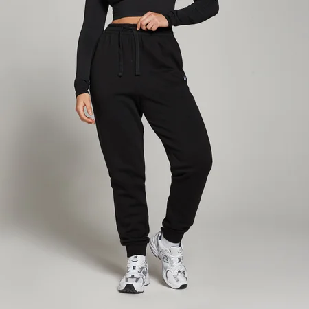MP ženski donji dio trenirke Regular Fit Basics - crni