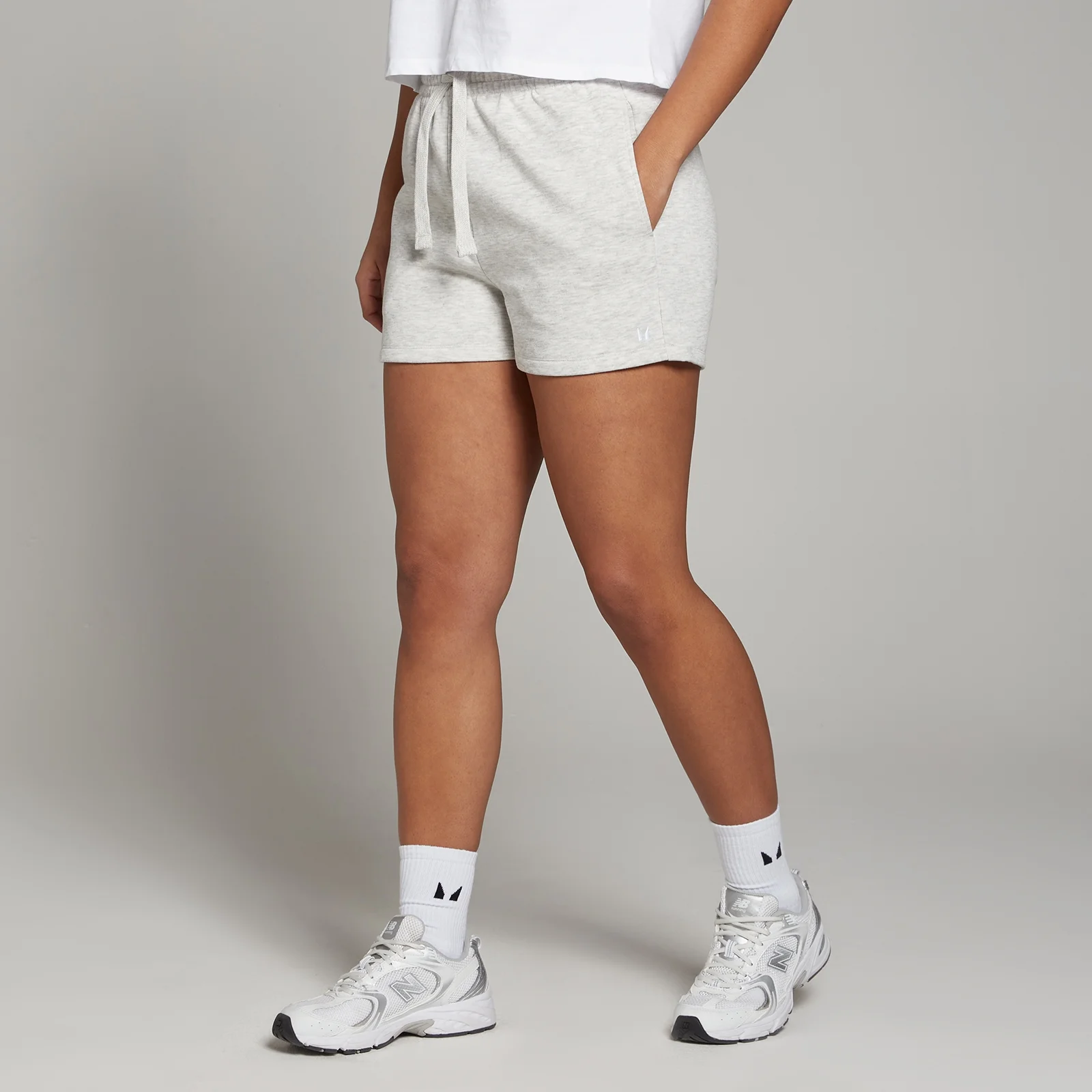 MP ženske kratke hlače Basics - Light Grey Marl - XS Fotografija 1