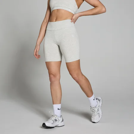 MP ženske biciklističke kratke hlače Basics - Light Grey Marl