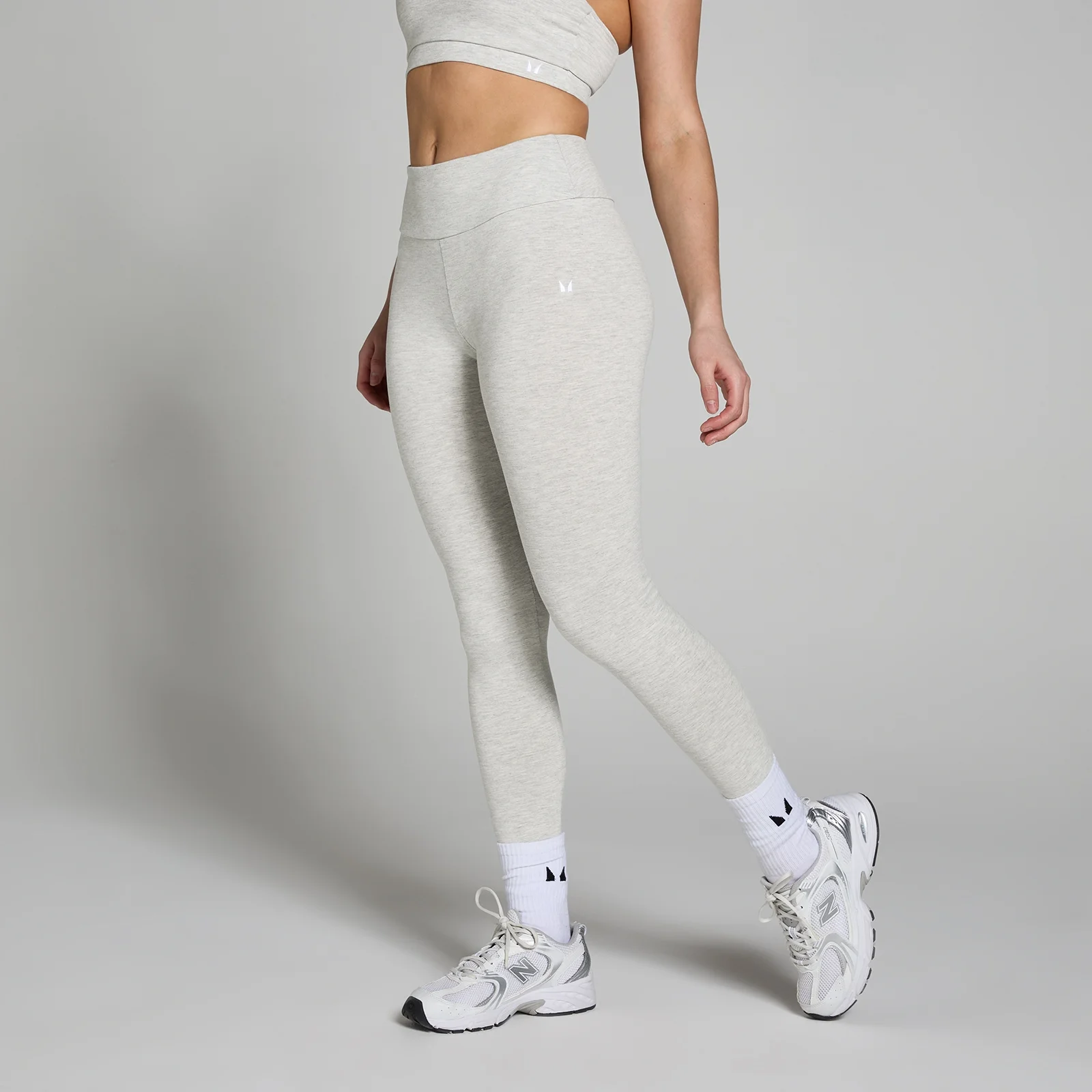 MP Women's Basic Leggings - Light Grey Marl - L Fotografija 1