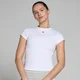 MP ženski top Basics body fit – bijeli