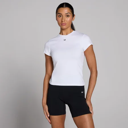 MP ženski top Basics body fit – bijeli
