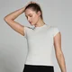 MP ženski top Basics body fit – Light Grey Marl