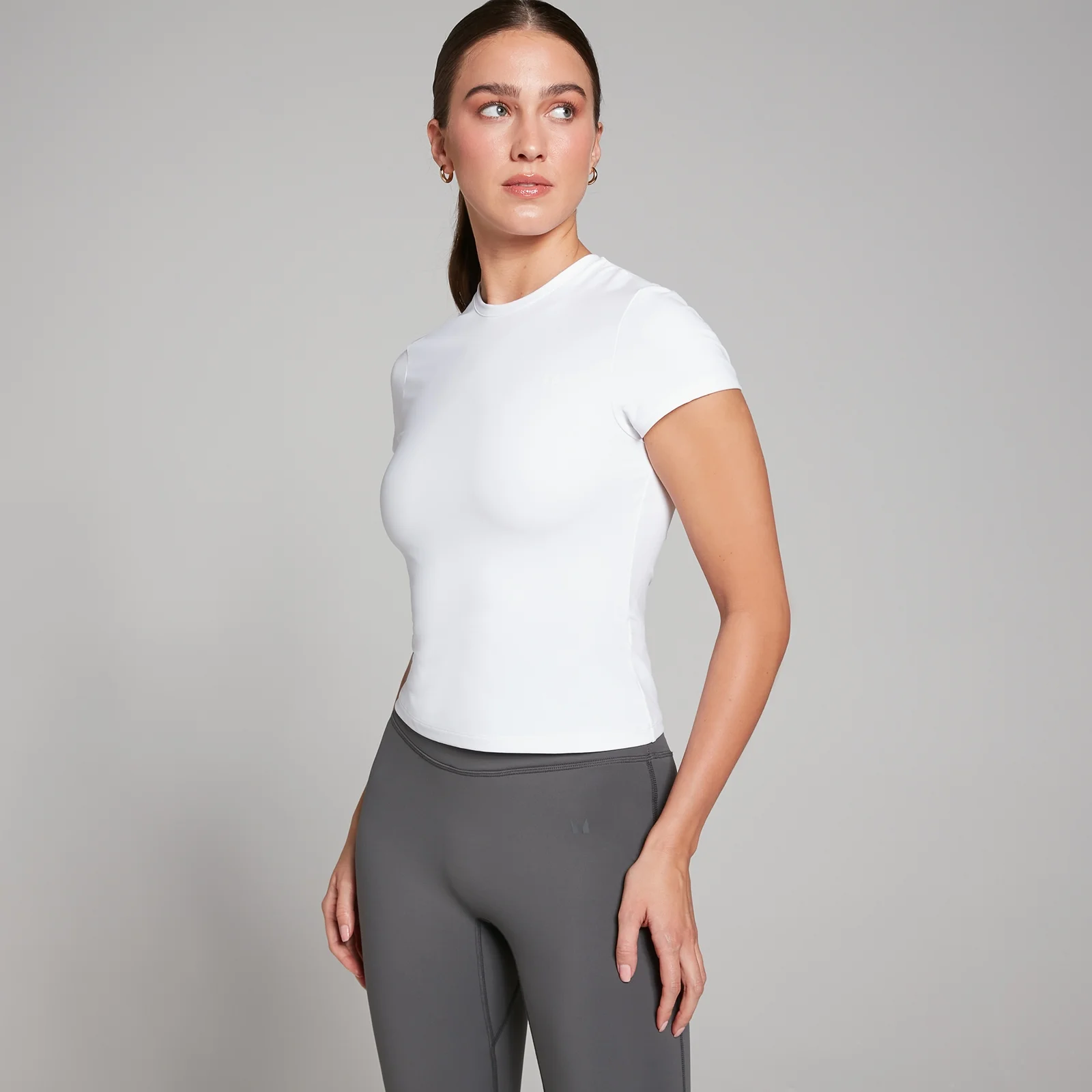 MP ženski top Tempo body fit – bijela - XXS Fotografija 1